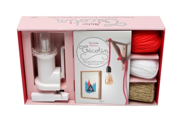 Coffret tricotin: Apprenez à réaliser des bijoux, des accessoires et des objets déco en tricotin Hobbies & Crafts