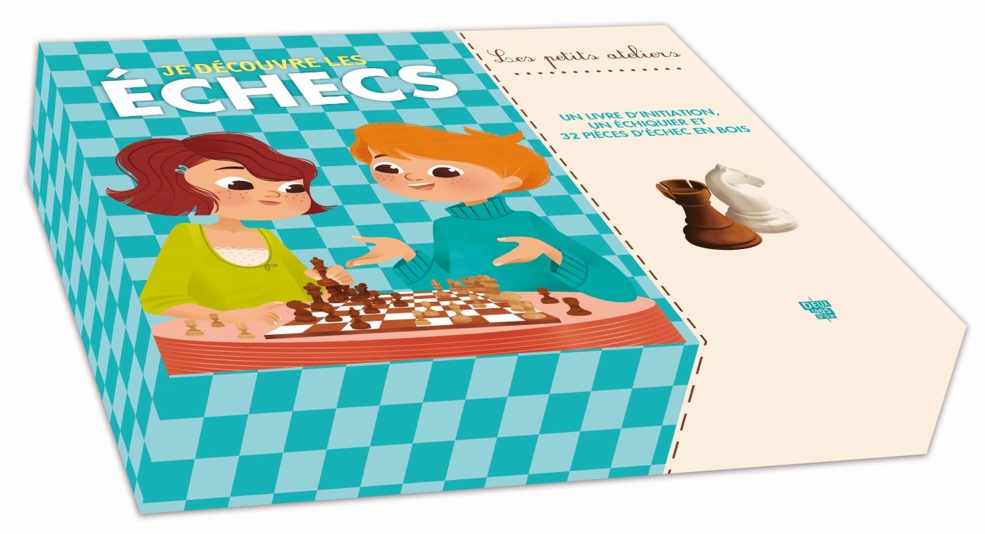 Je découvre les échecs: Avec un livre d'initiation, un échiquier et 32 pièces d'échec en bois book
