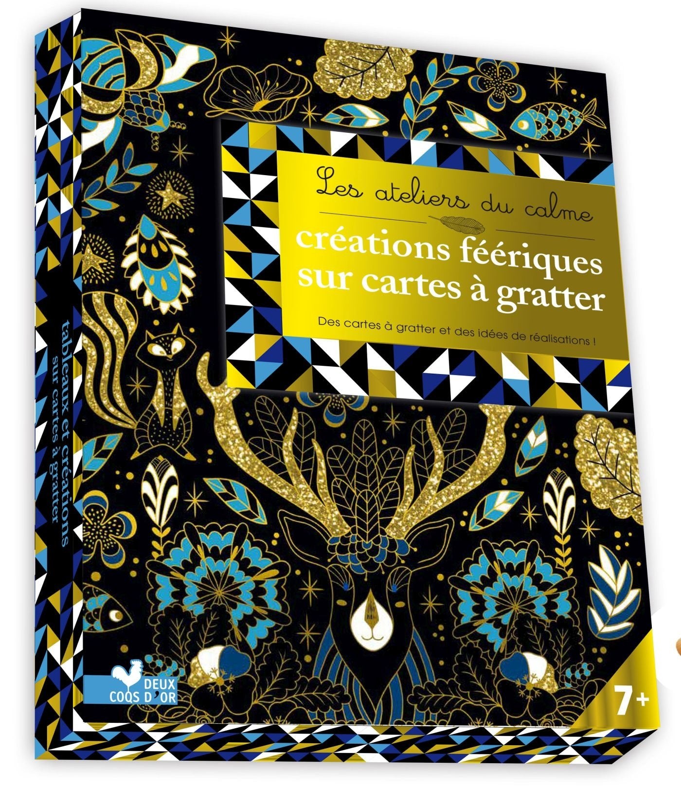 Créations féeriques sur cartes à gratter: cartes, stickers, stylet book