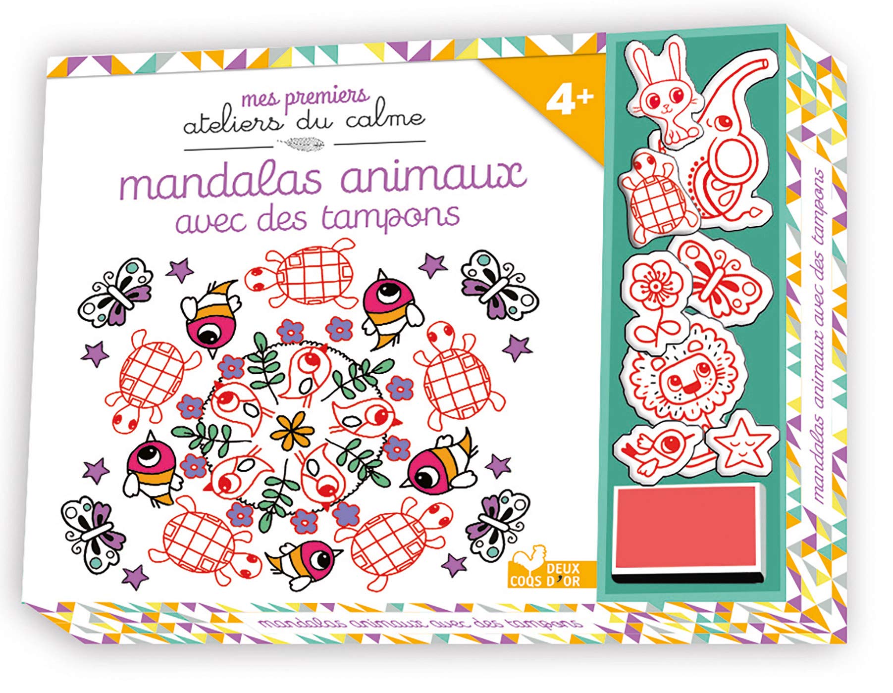 Mandalas animaux avec des tampons book