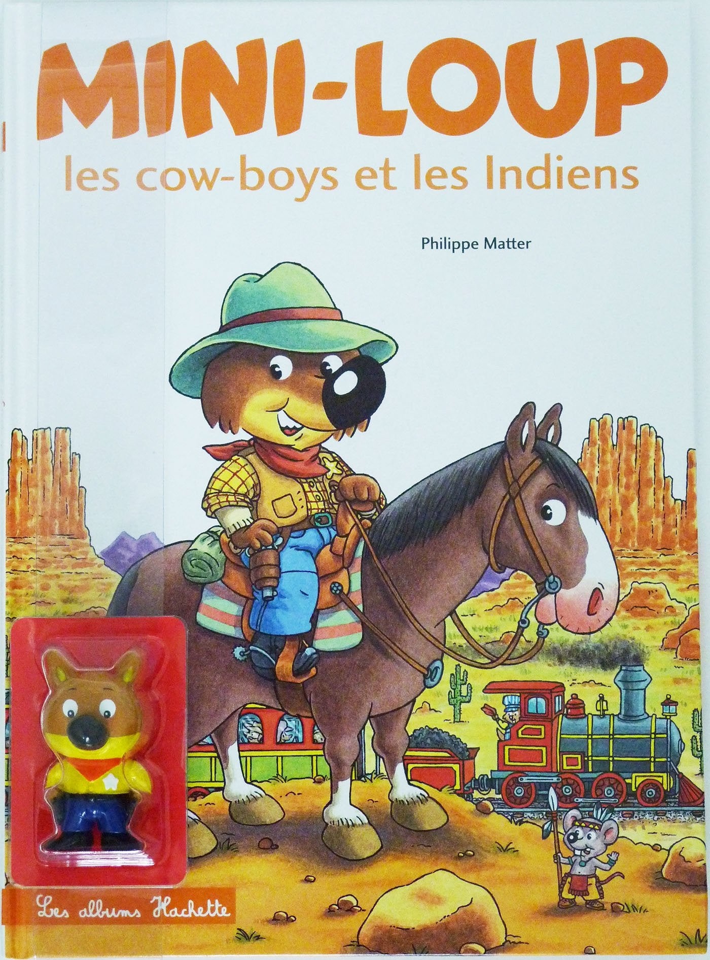 Mini Loup, les cow-boys et les Indiens + 1 figurine book