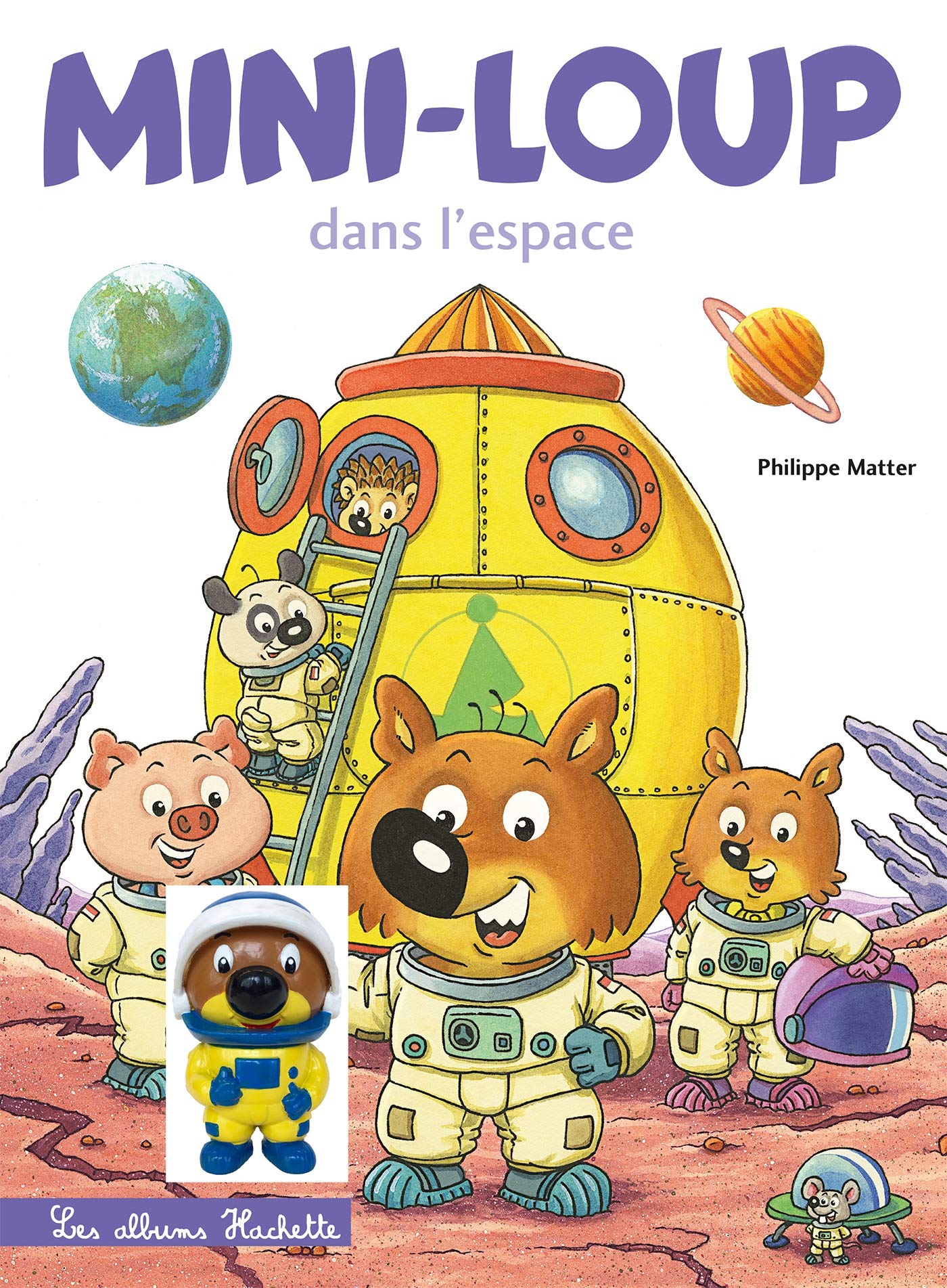 Mini-Loup dans l'espace + 1 figurine : Mini-Loup cosmonaute book