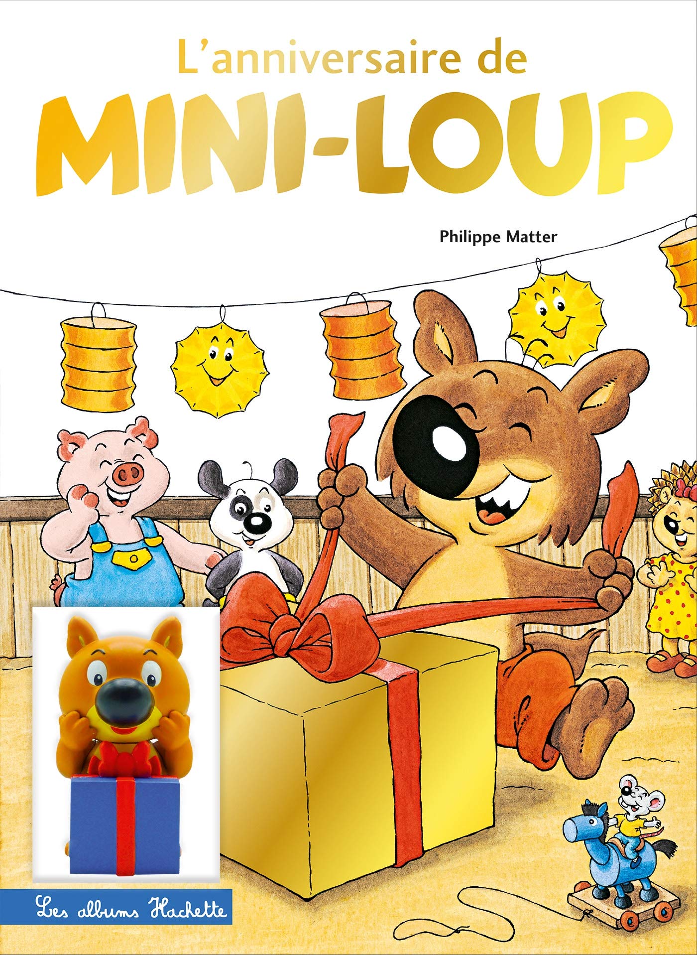 Mini Loup fête son anniversaire + 1 figurine book