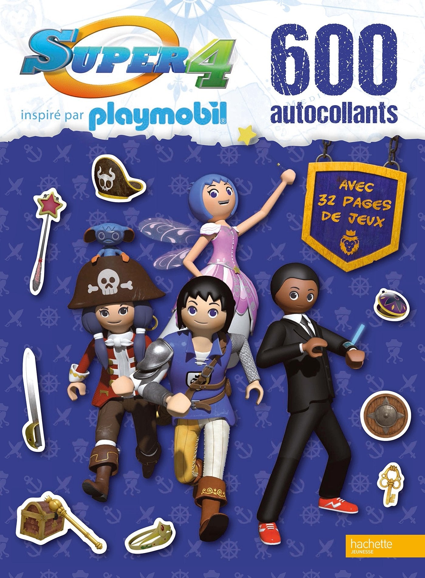 Playmobil - Super 4 / 600 autocollants book