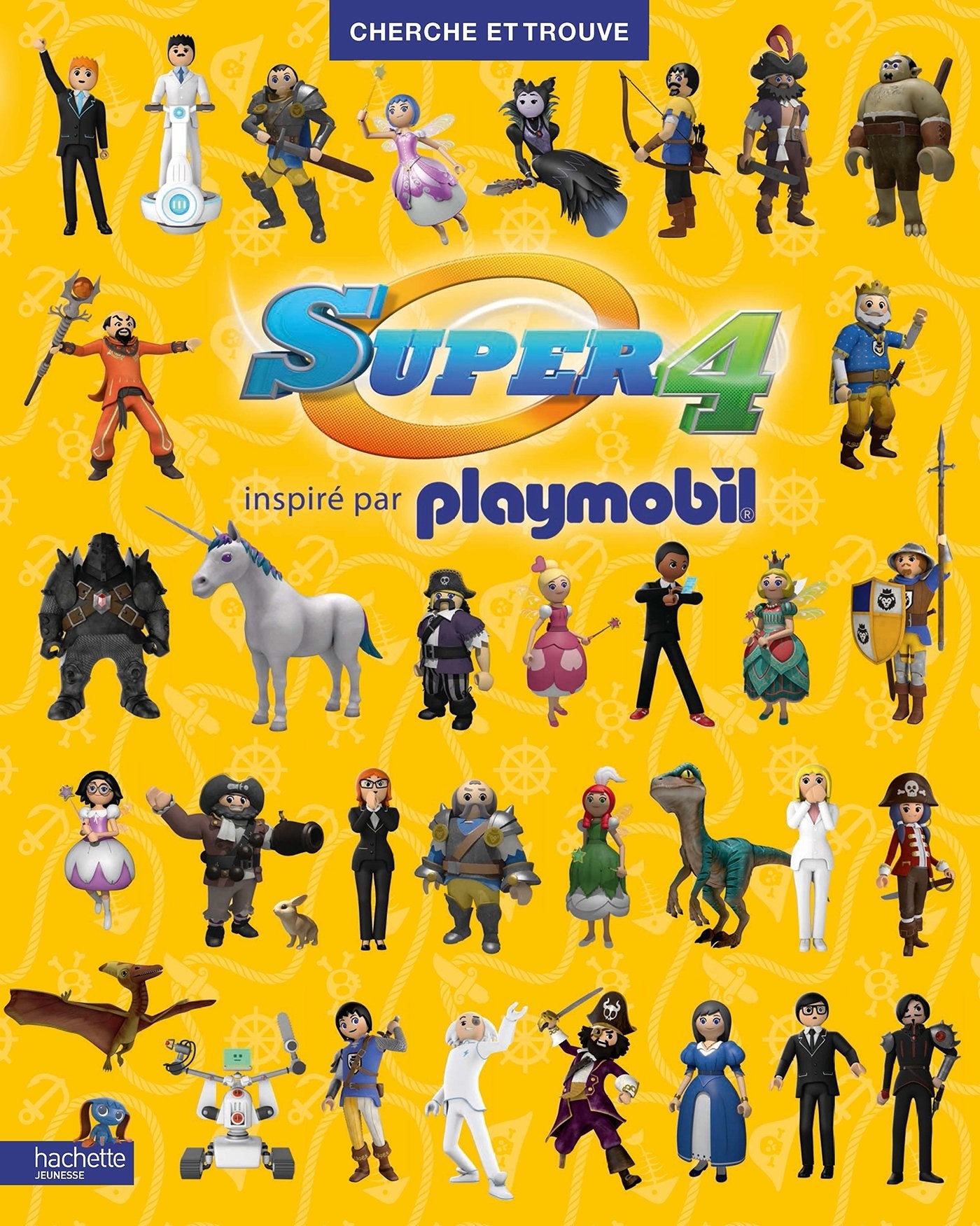 Super 4 inspiré par Playmobil: Cherche et trouve book