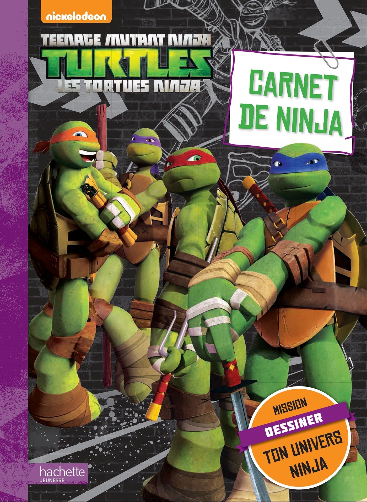 Teenage Mutant Ninja Turtles, les tortues ninja: Carnet de ninjas book