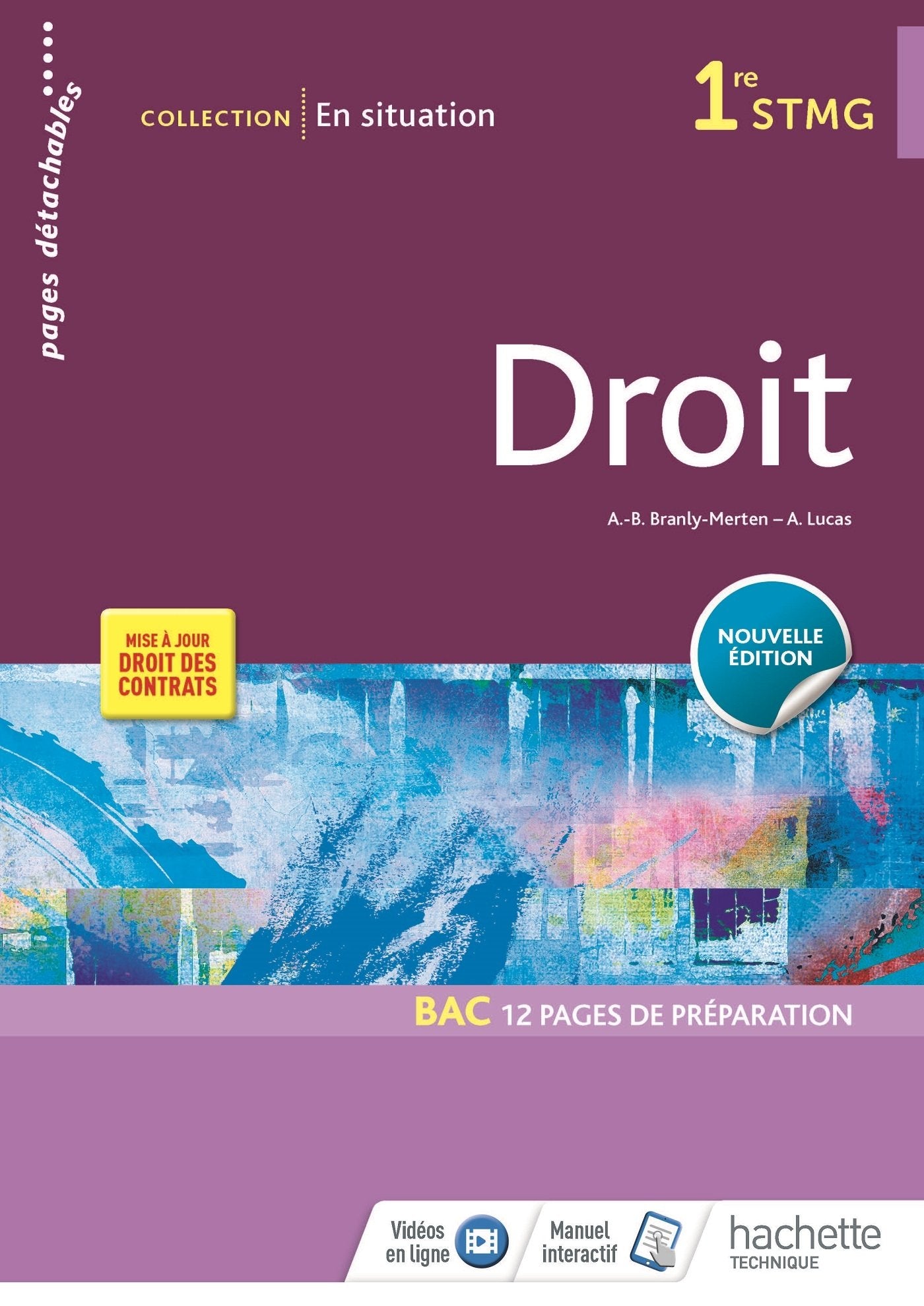 Droit 1re STMG En situation book