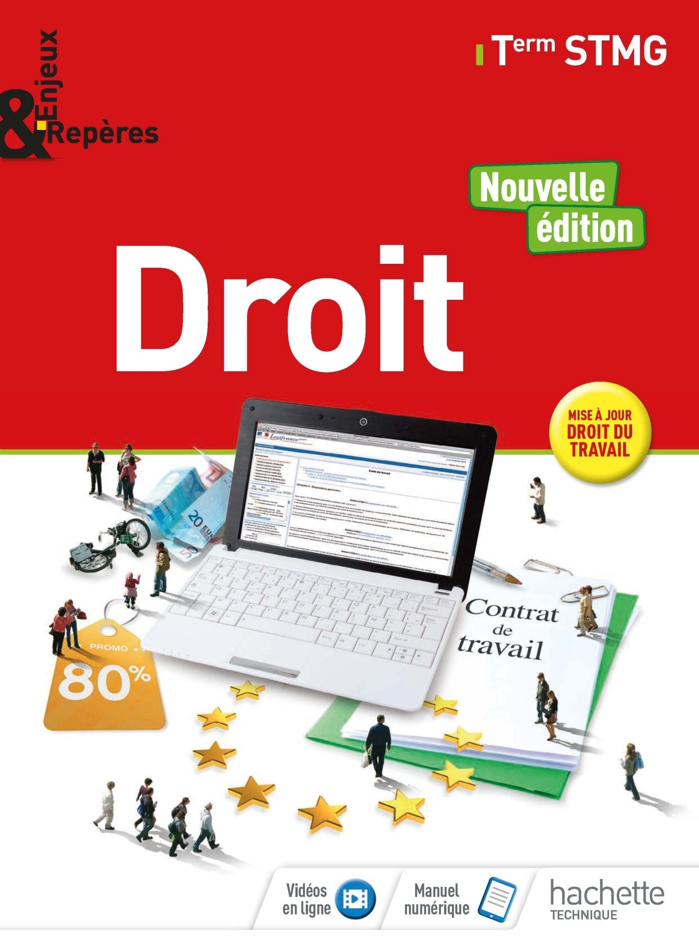 Enjeux et Repères Droit Tle STMG - Livre élève - Éd. 2018 book