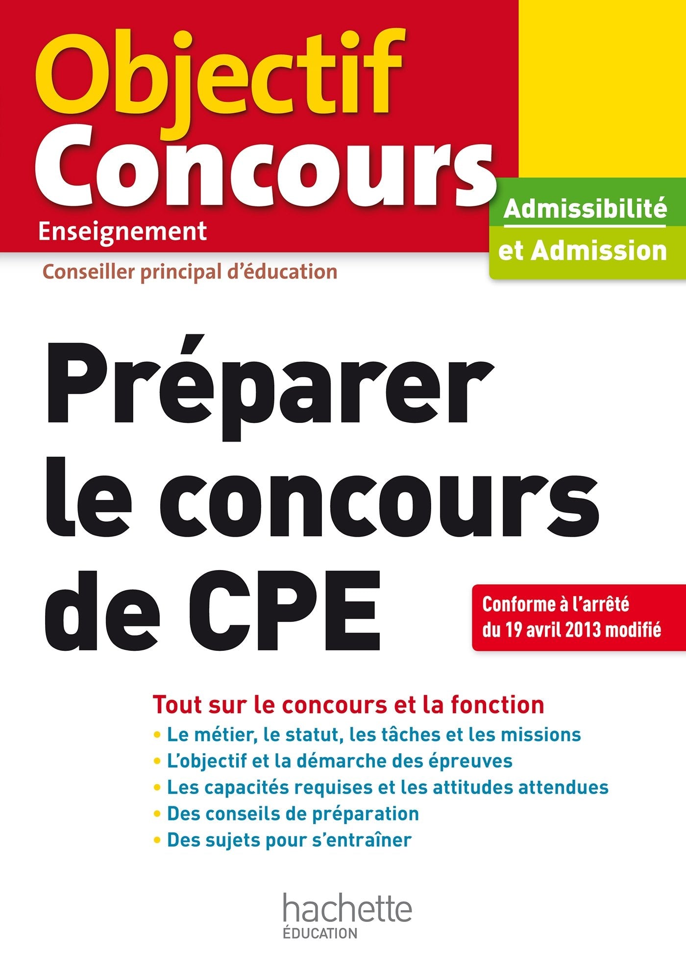 Préparer le concours de CPE: Admissibilité et admission Books