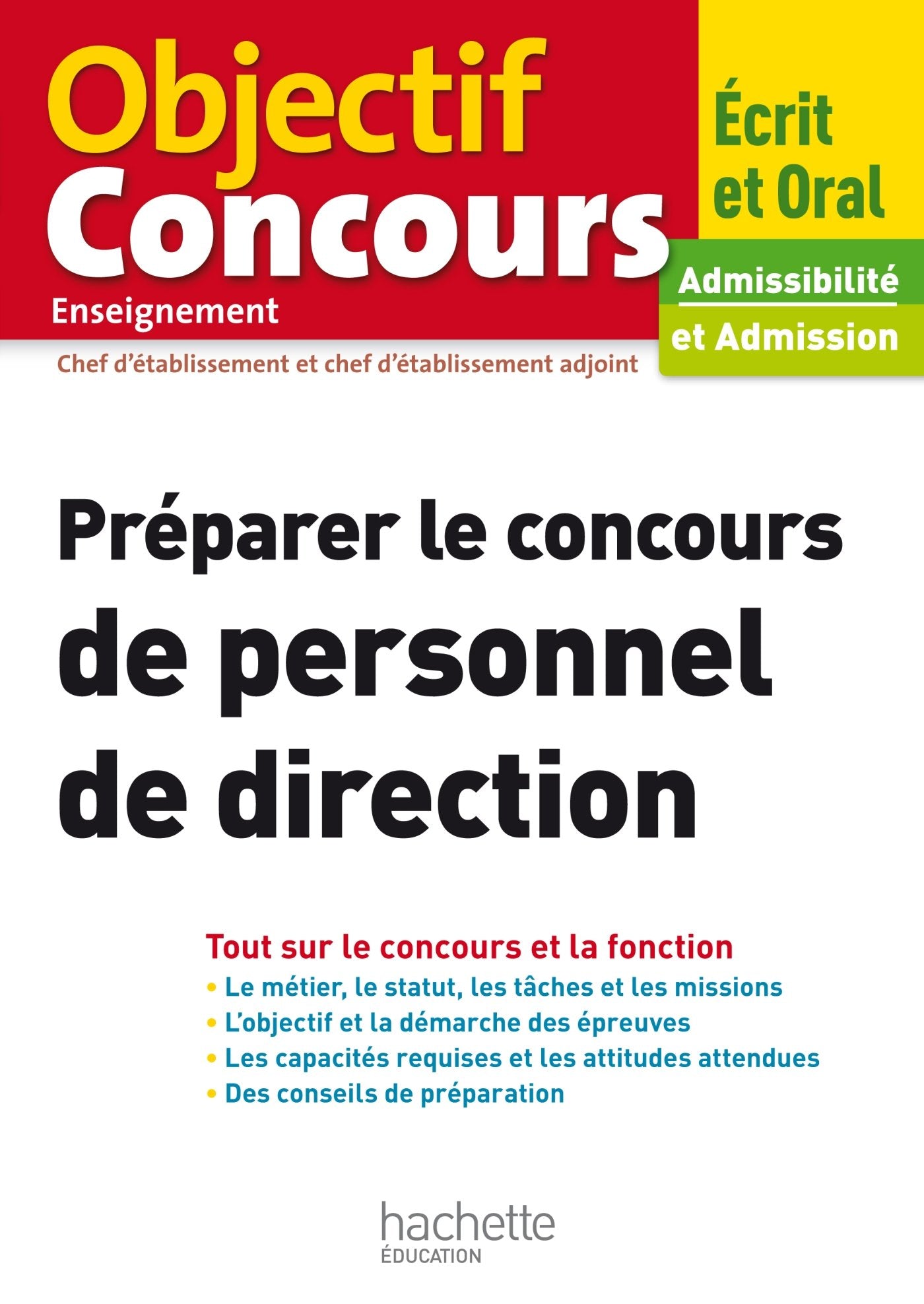 Préparer le concours de personnel de direction: Ecrit et oral book
