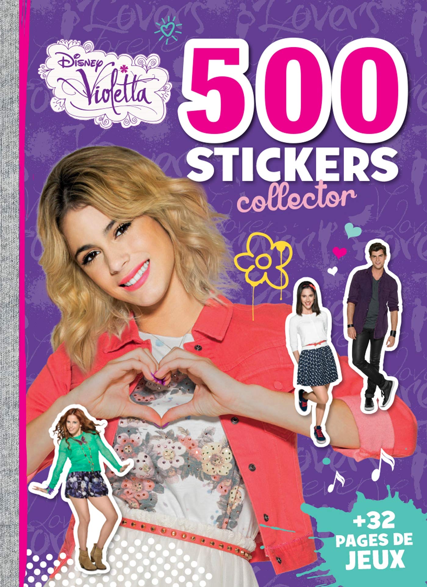 500 stickers collectors Violetta: + 32 pages de jeux Books