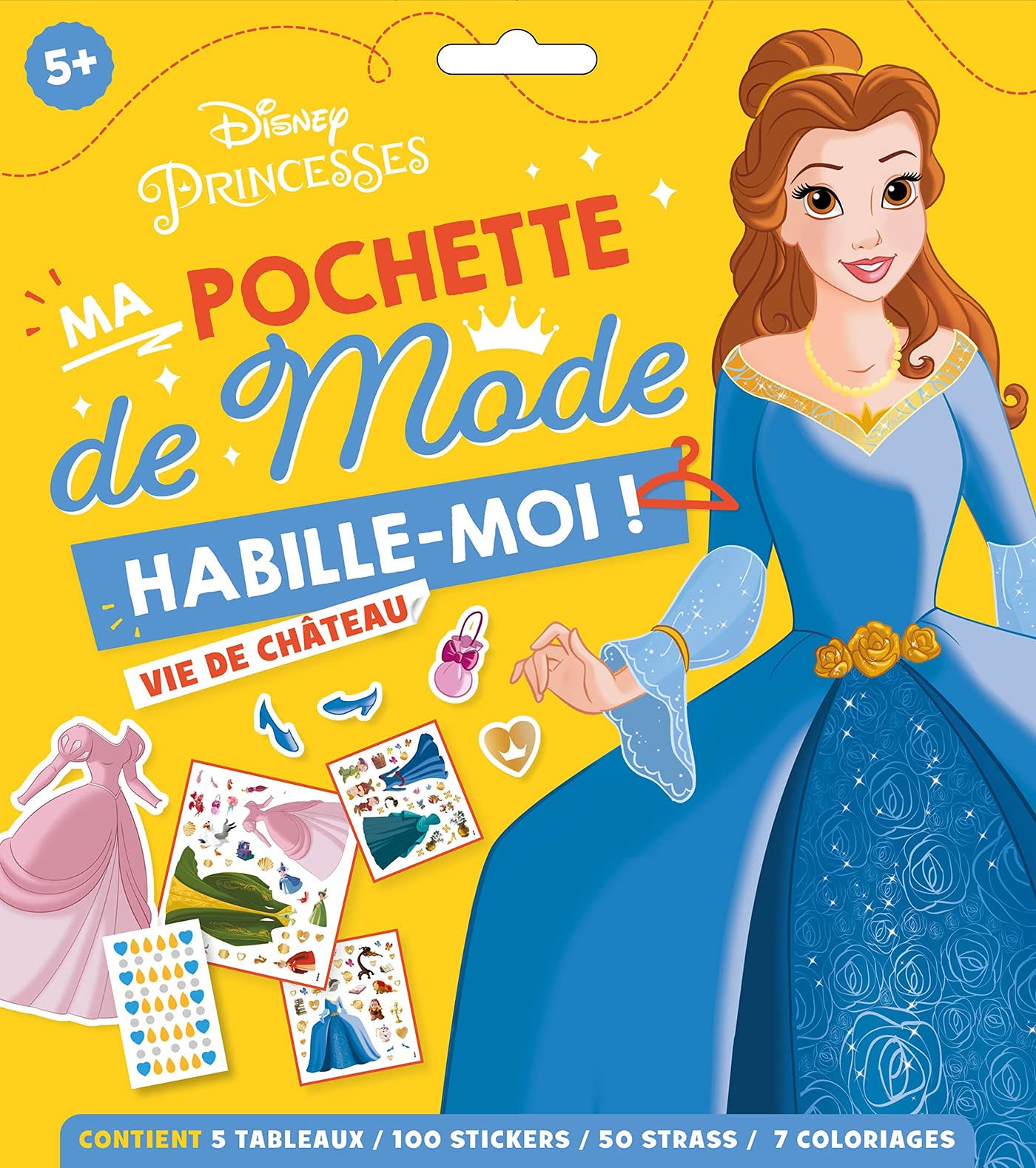 DISNEY PRINCESSES - Habille-moi ! - Ma pochette de mode "Vie de château" book
