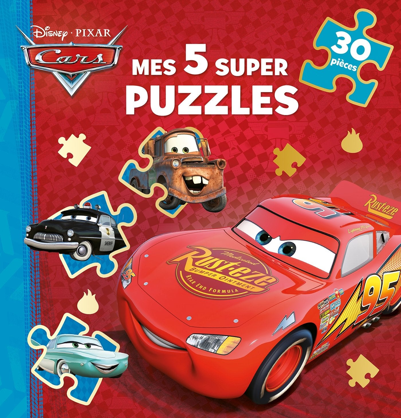 CARS - Mes 5 super puzzles 30 pièces book
