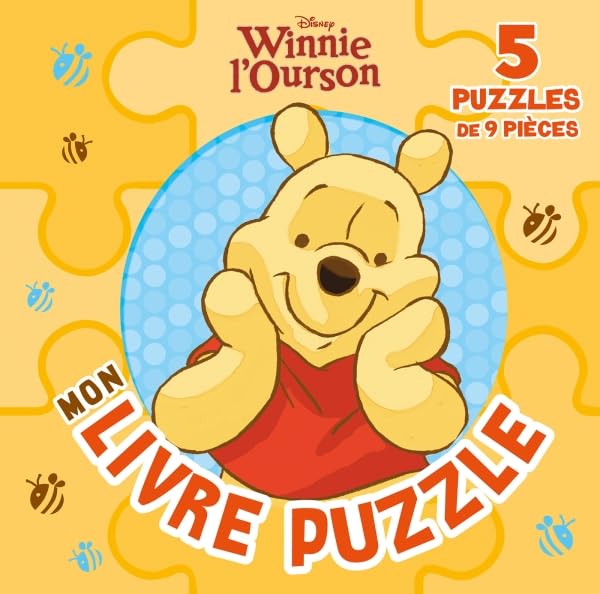 WINNIE - Mon Petit Livre Puzzle - 5 Puzzles 9 Pièces - Disney: 5 puzzles de 9 pièces Children's books