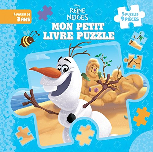 Disney La Reine des Neiges : mon livre-puzzle: 5 puzzles de 9 pièces book
