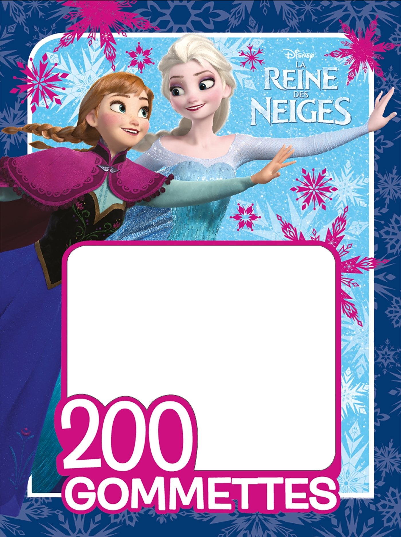 LA REINE DES NEIGES 200 GOMMETTES book