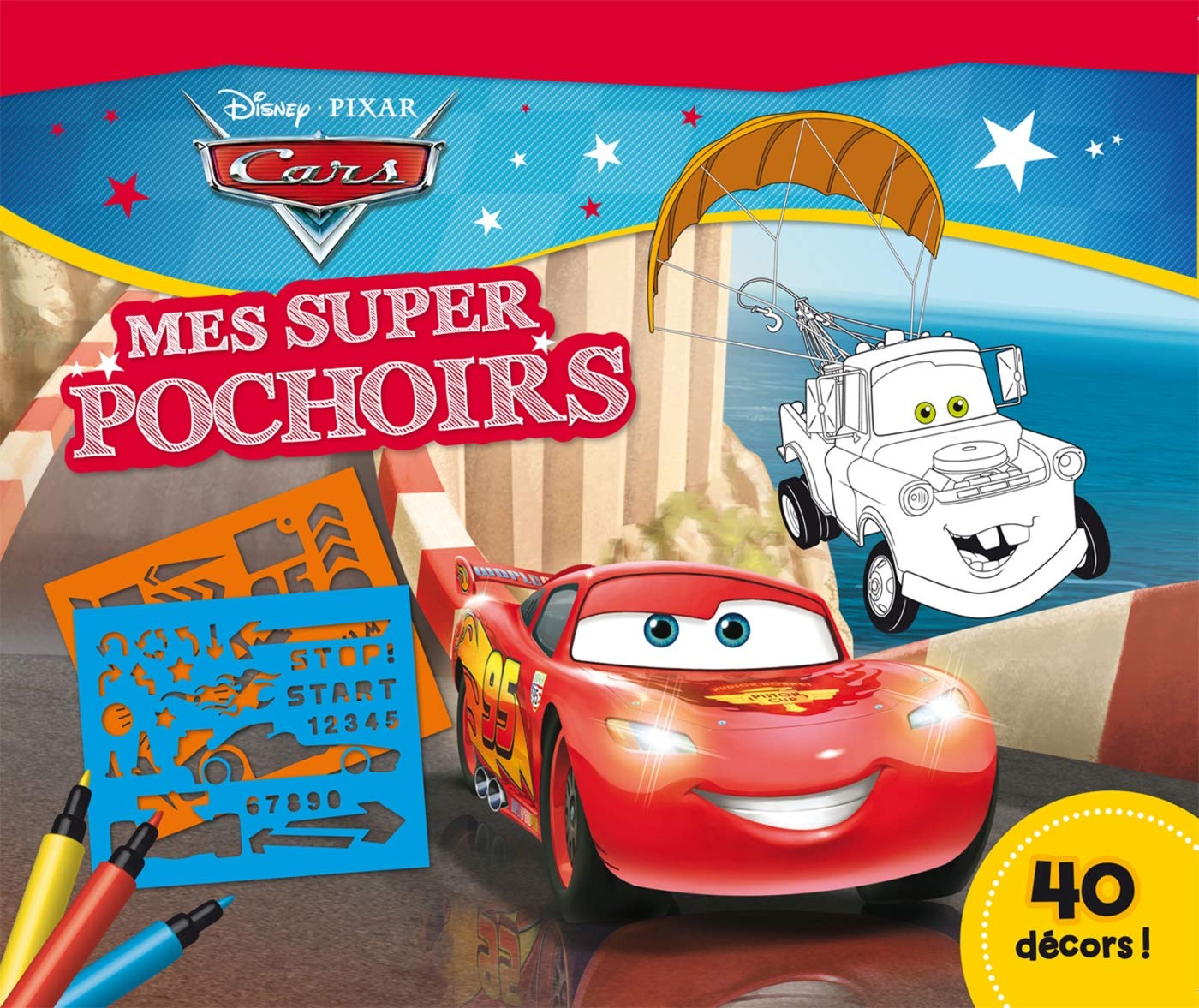 Cars: Mes super pochoirs book