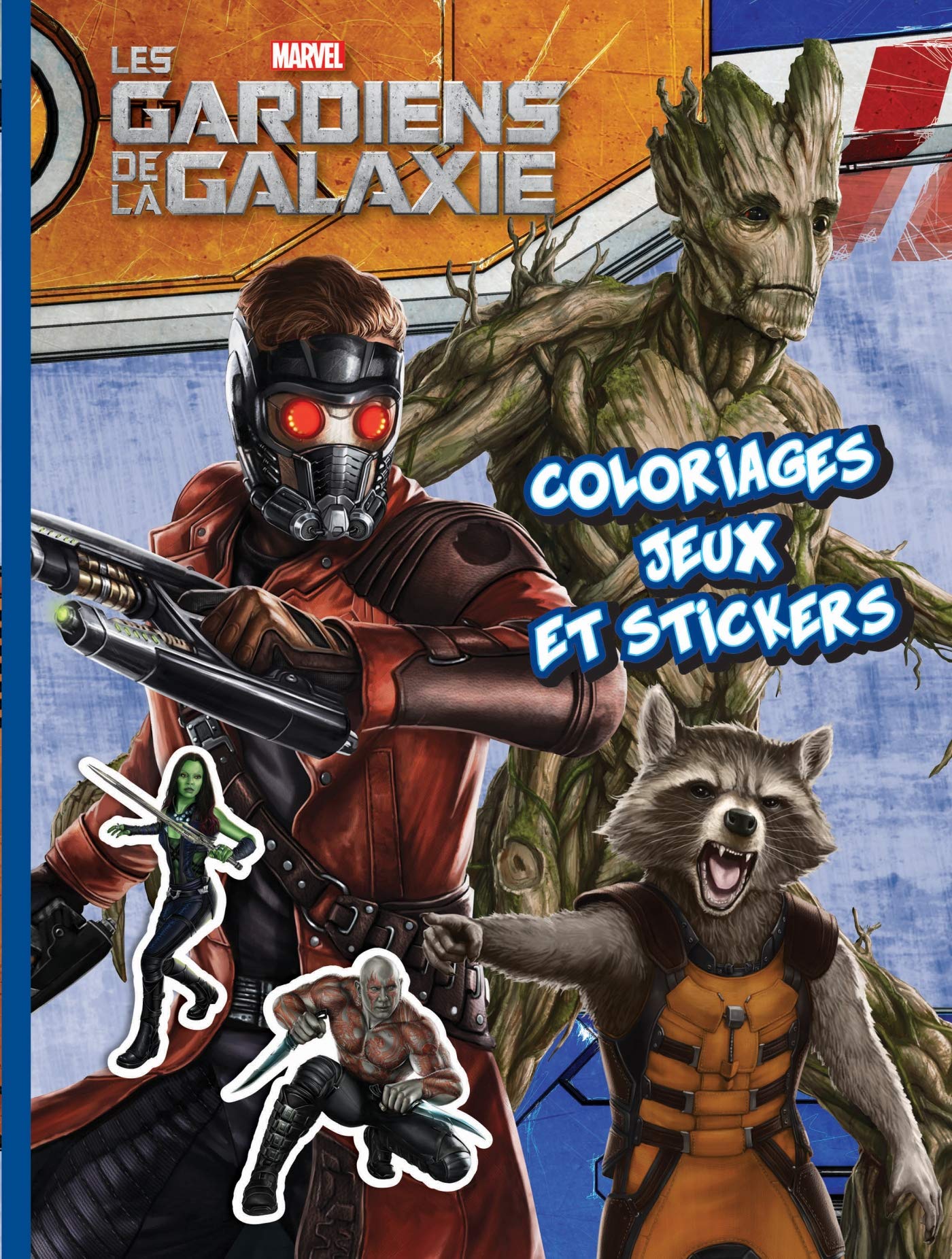 Les Gardiens de la Galaxie: Coloriages, jeux et stickers book