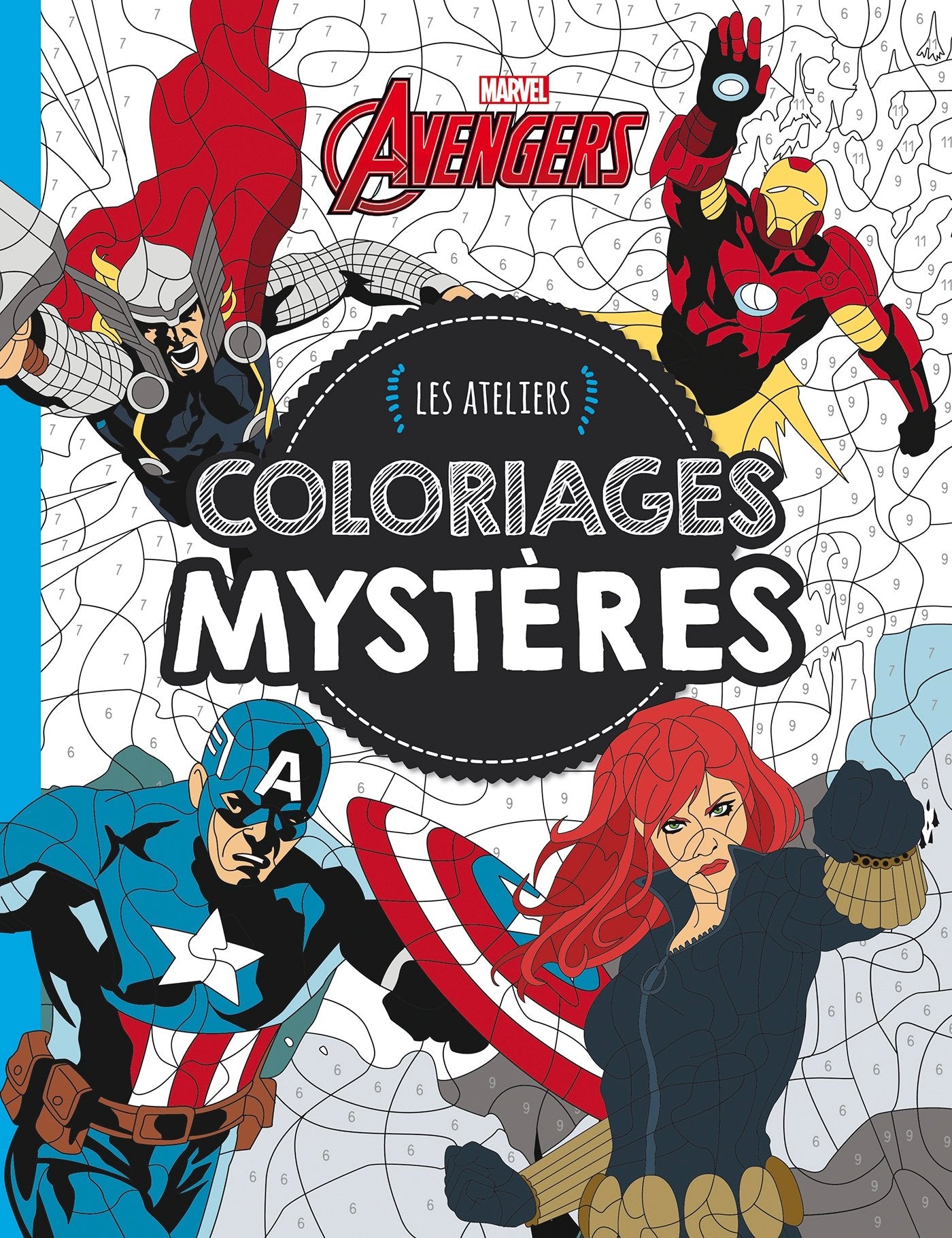 Avengers, LES ATELIERS MARVEL - COLORIAGES MYSTERES Tiptoi & Games