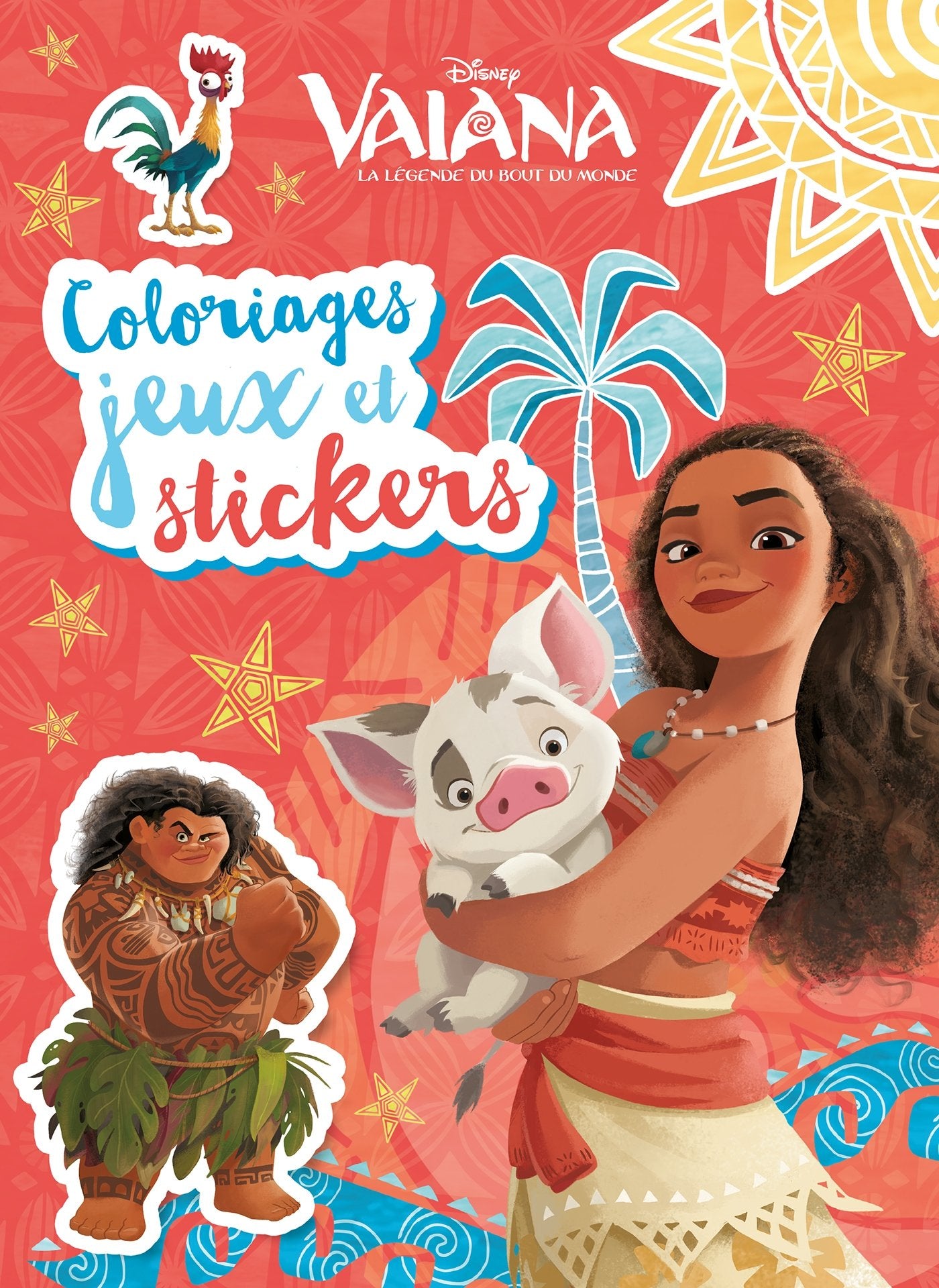 Vaiana, COLOS, JEUX ET STICKEERS book