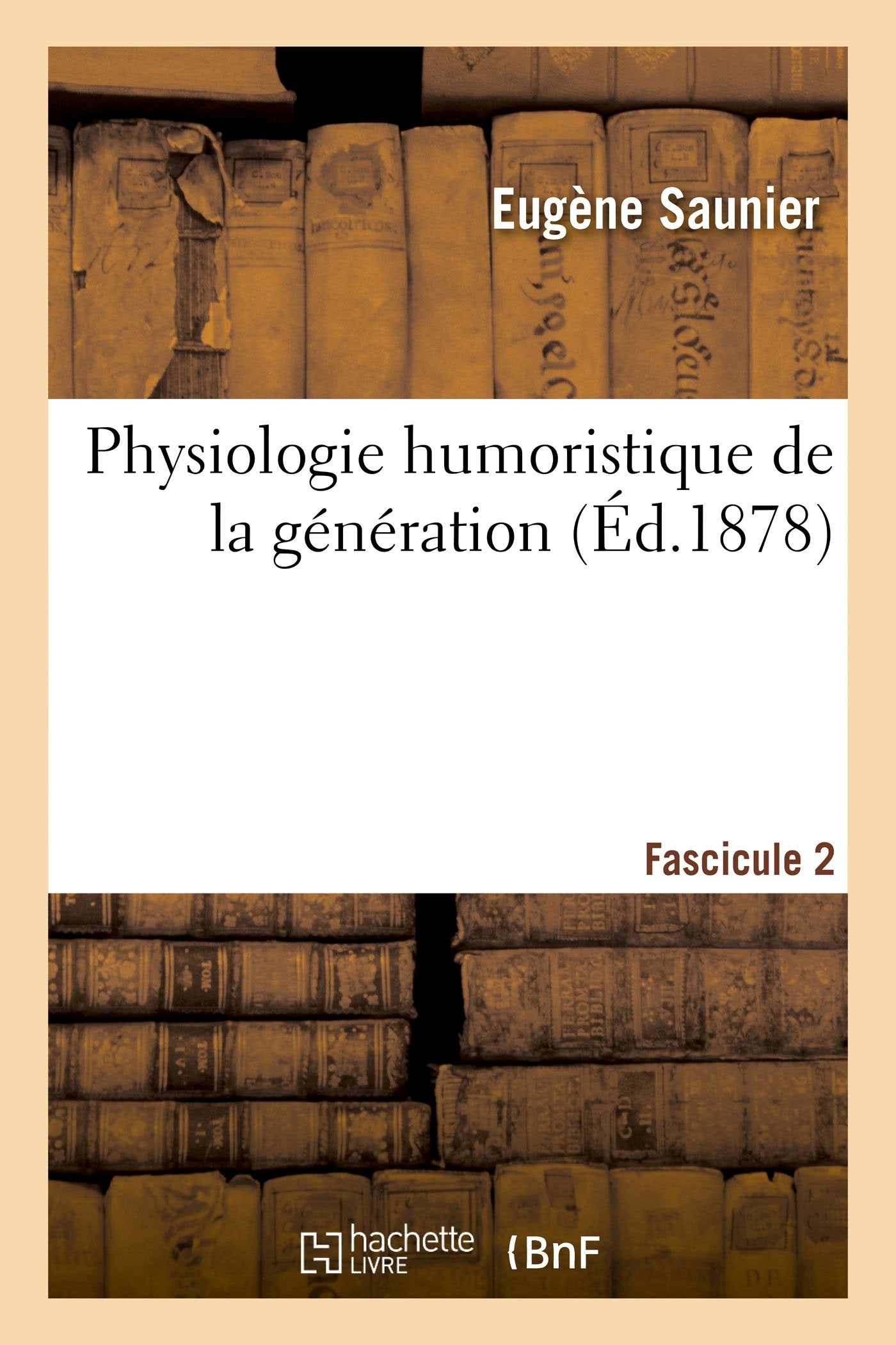 Physiologie humoristique de la génération book
