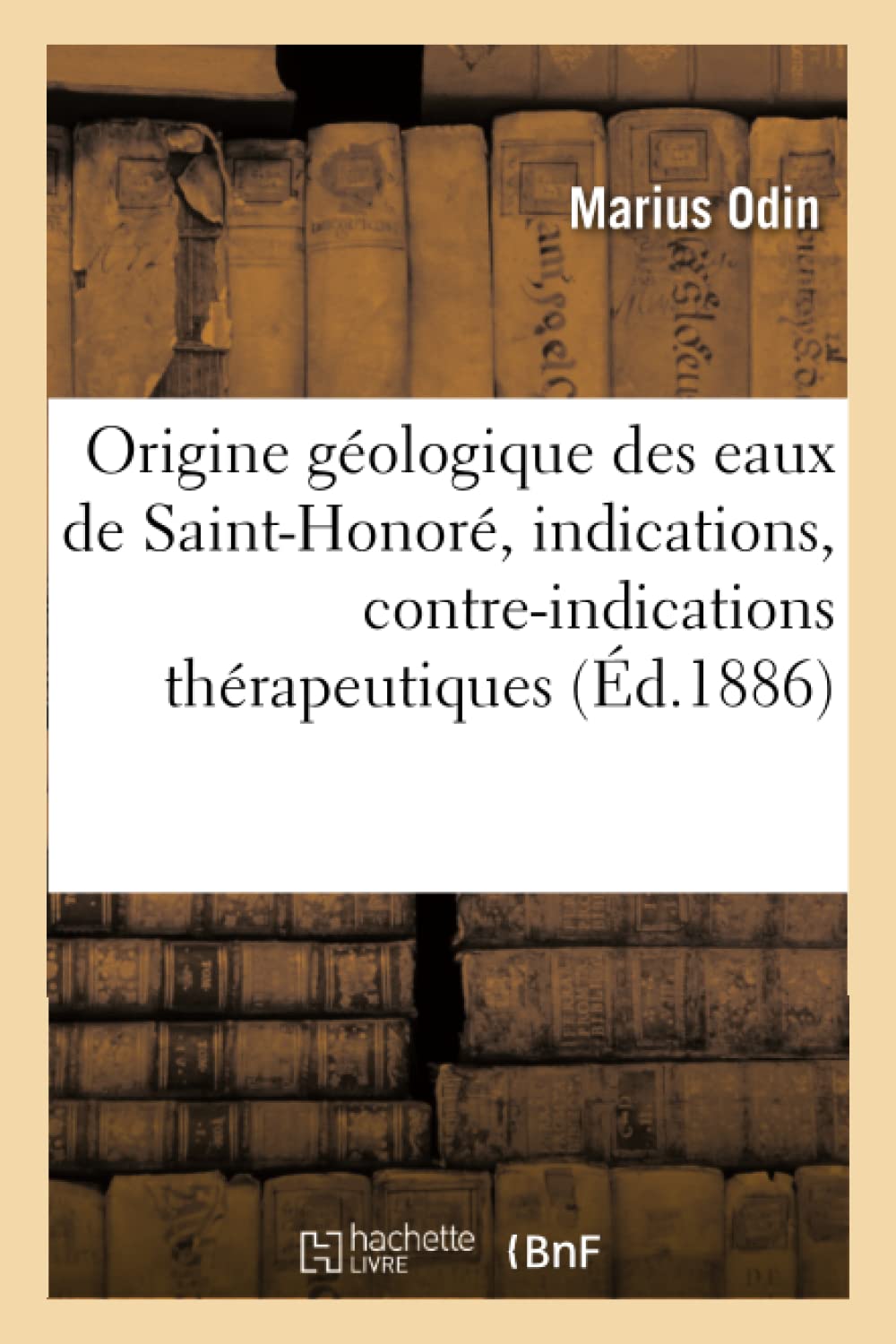 Étude sur l'origine géologique des eaux de Saint-Honoré book
