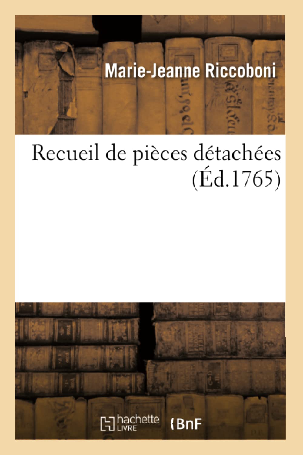 Recueil de pièces détachées book