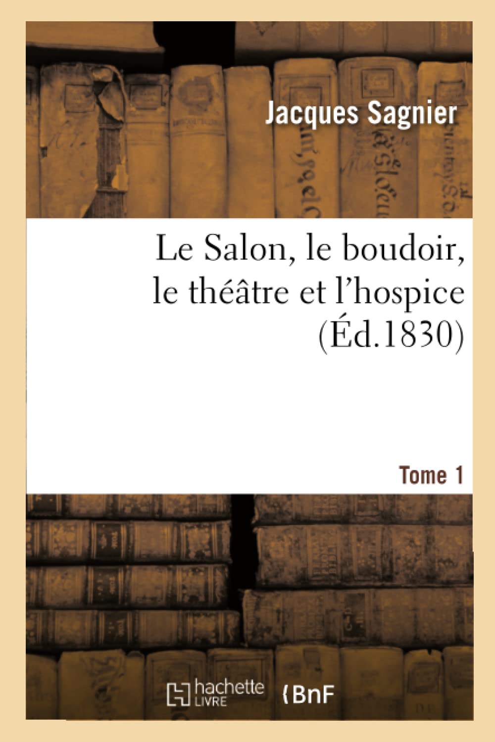 Le Salon, le boudoir, le théâtre et l'hospice Tome 1 book