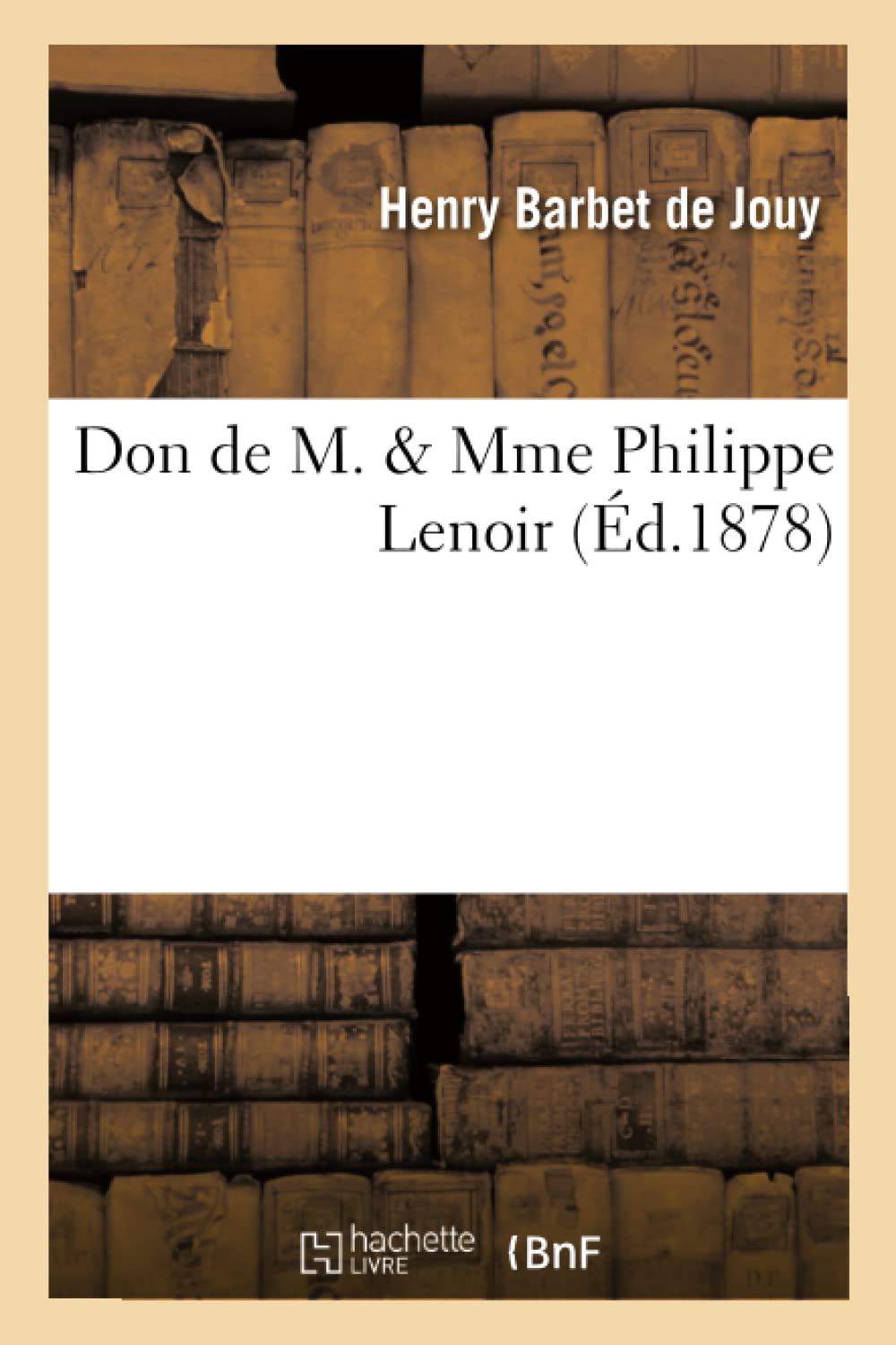 Don de M. & Mme Philippe Lenoir book