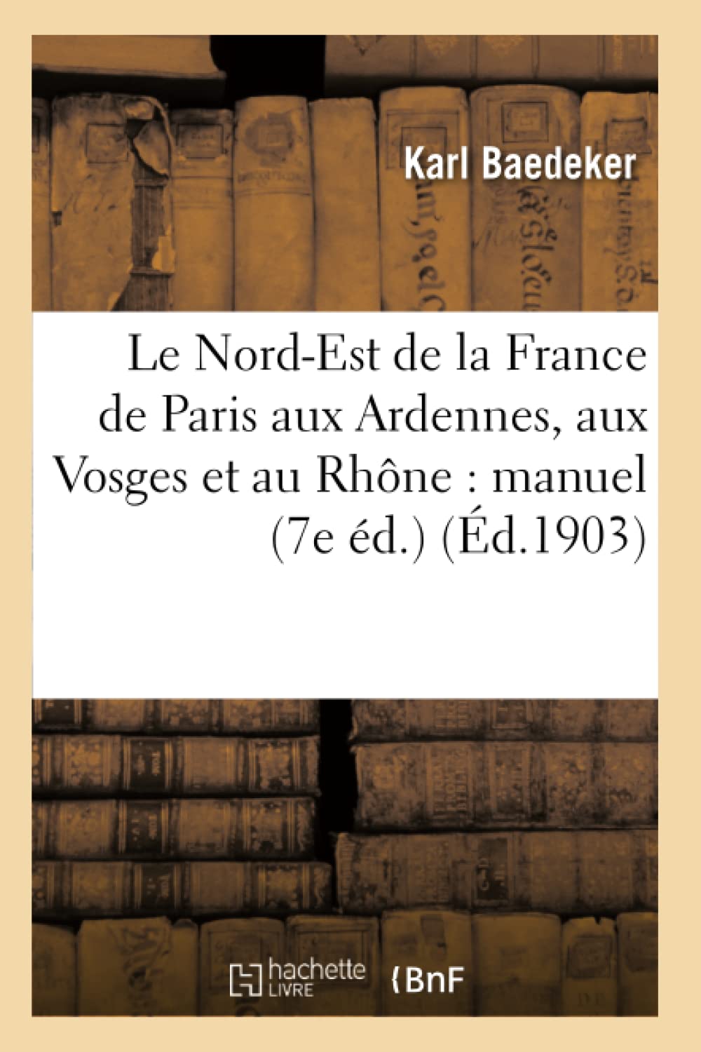 Le Nord-Est de la France de Paris aux Ardennes, aux Vosges et au Rhône : manuel du voyageur 7e éd. book