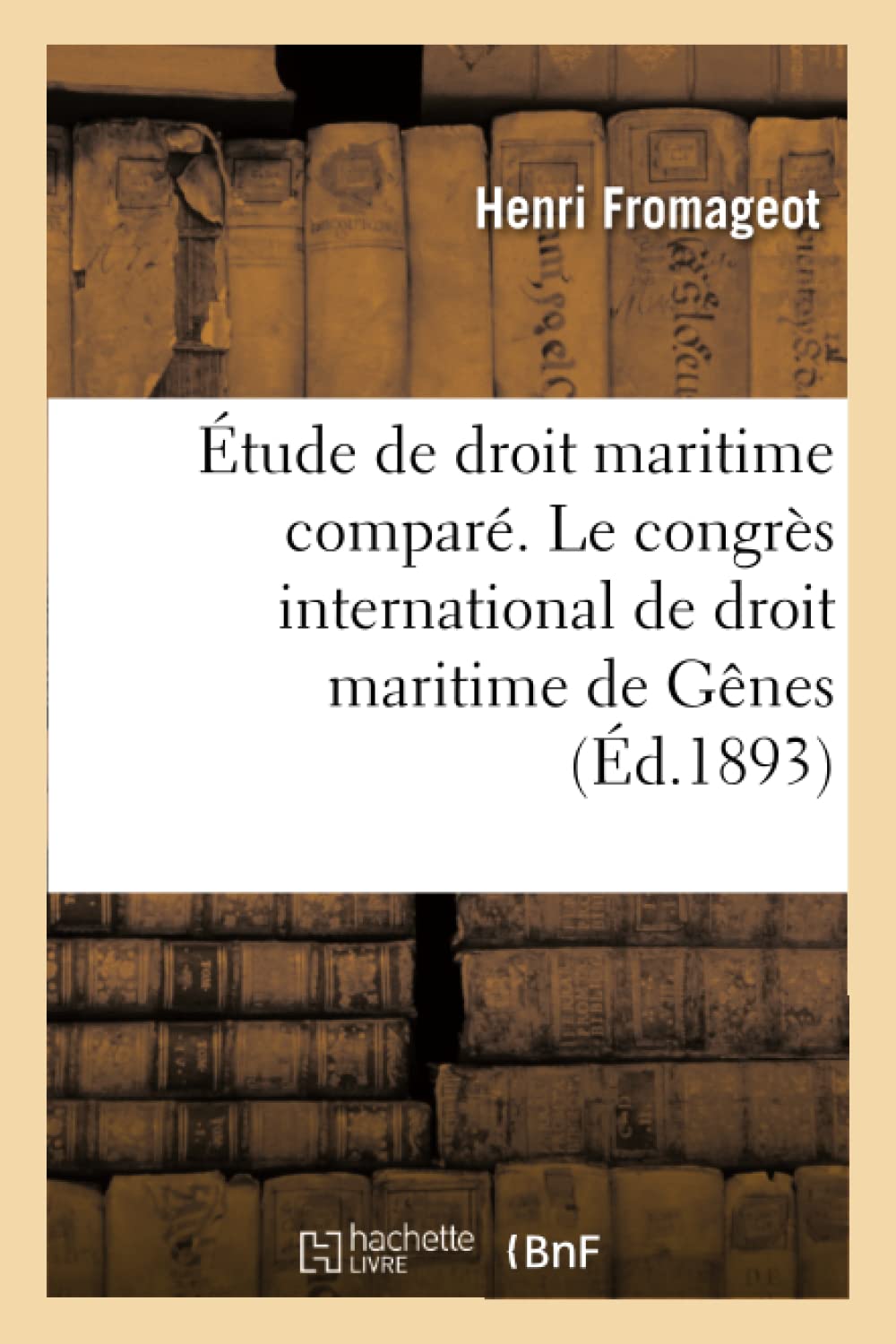 Étude de droit maritime comparé. Le congrès international de droit maritime de Gênes book