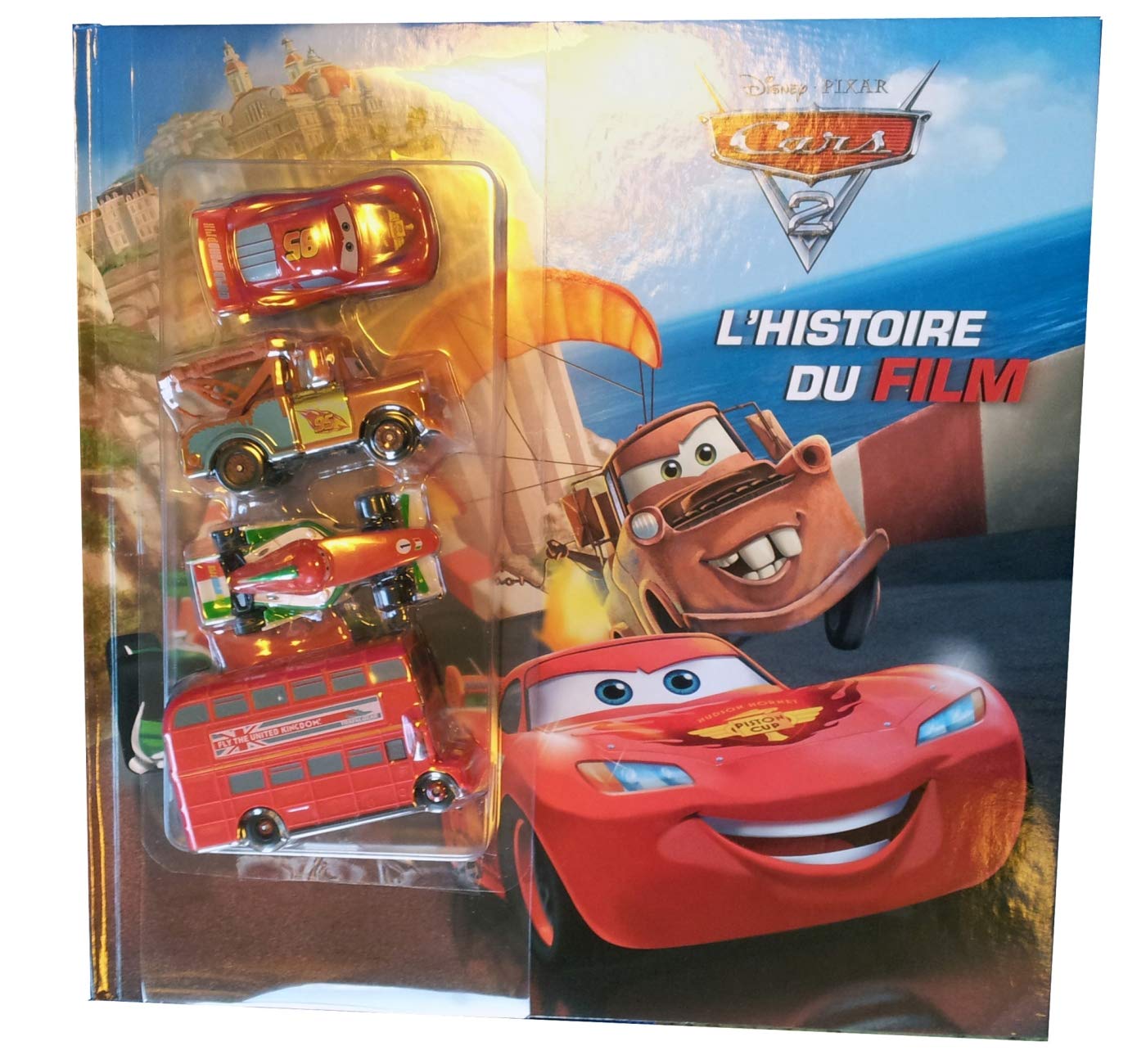 Cars, Histoire du film + 4 voitures: Avec 4 voitures Children's books