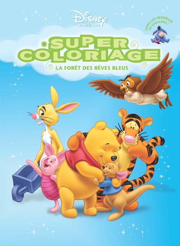 La forêt des rêves bleus, SUPER COLORIAGE book