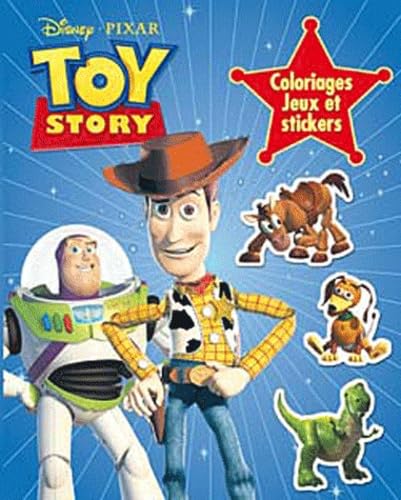Toy Story, coloriages, jeux et stickers book