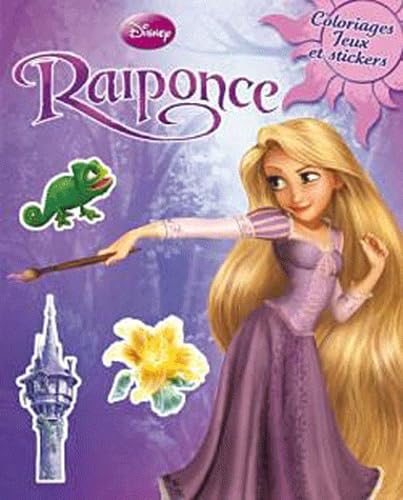 Raiponce Caméléon: Coloriages, Jeux et stickers book