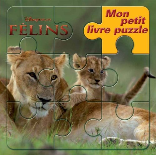 Mon petit livre puzzle Félins Books