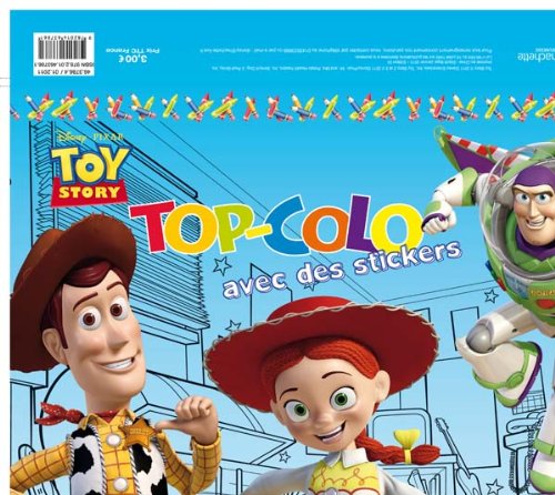 Toy Story: Top-Colo avec des stickers Books