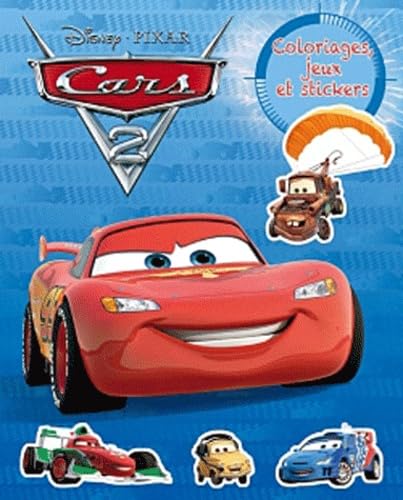 Coloriages, jeux et stickers Cars 2 Bleu Books
