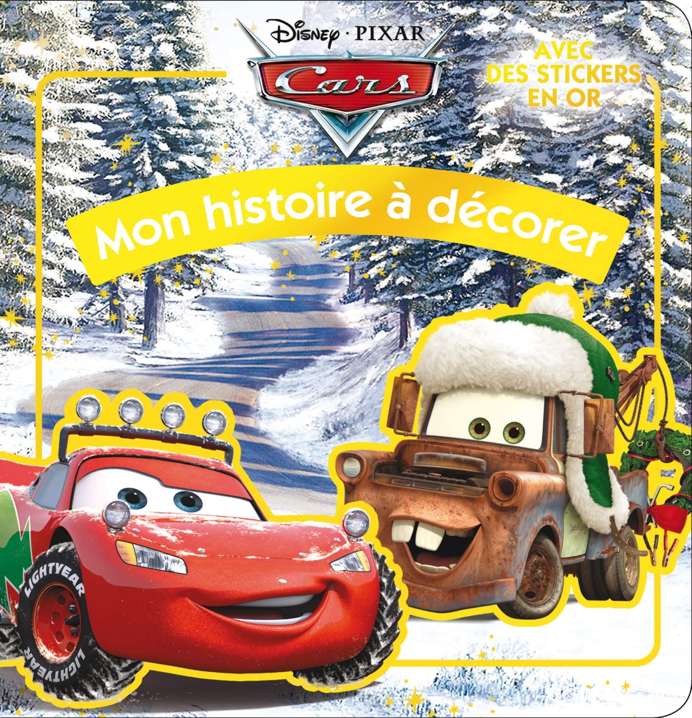 Cars: Avec des stickers en or Books