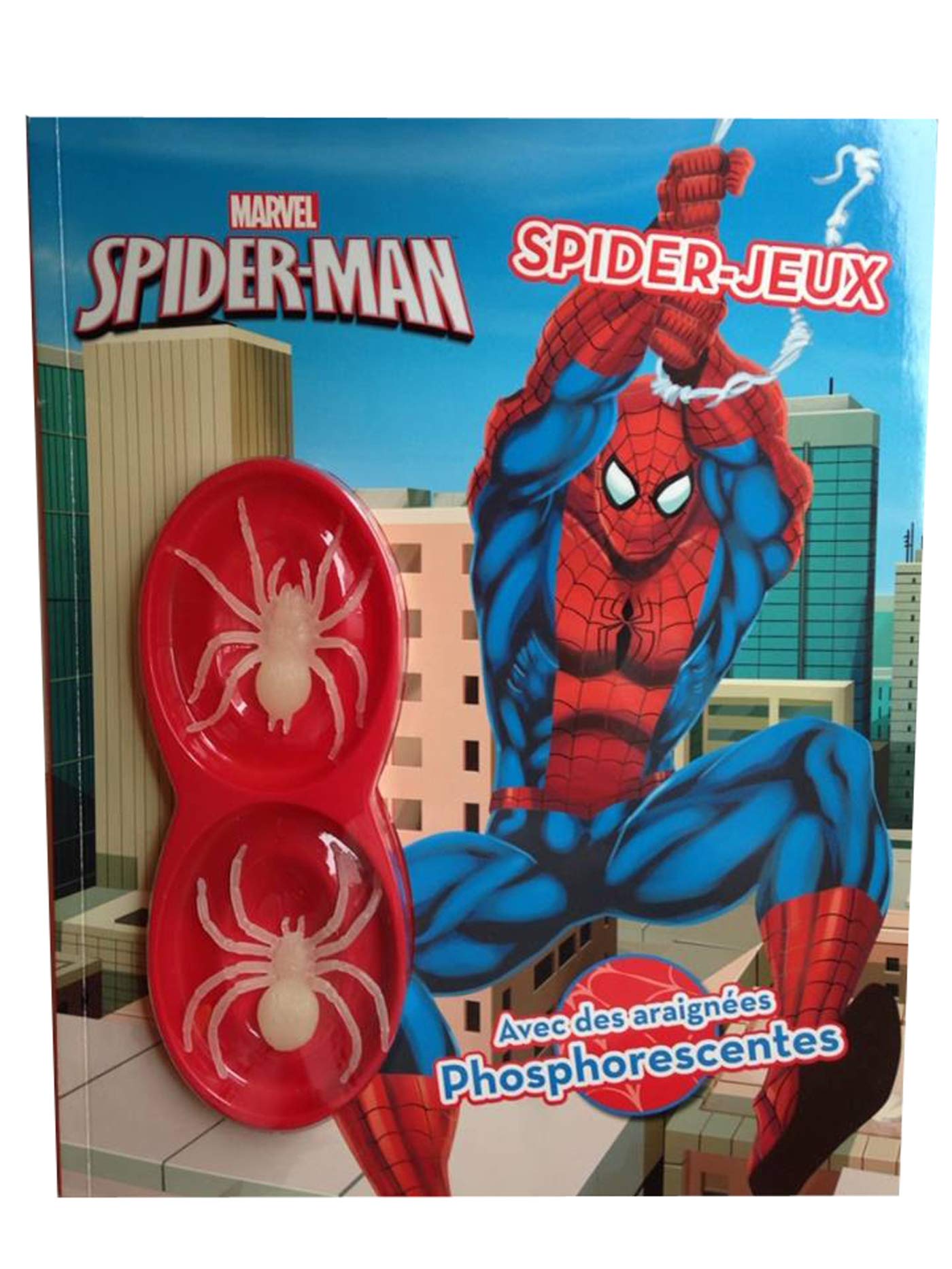 Ultimate Spiderman, LIVRE D'ACTIVITES AVEC ARAIGNEES PHOSPHORESCENTES: Avec des araignées phosphorescentes Books