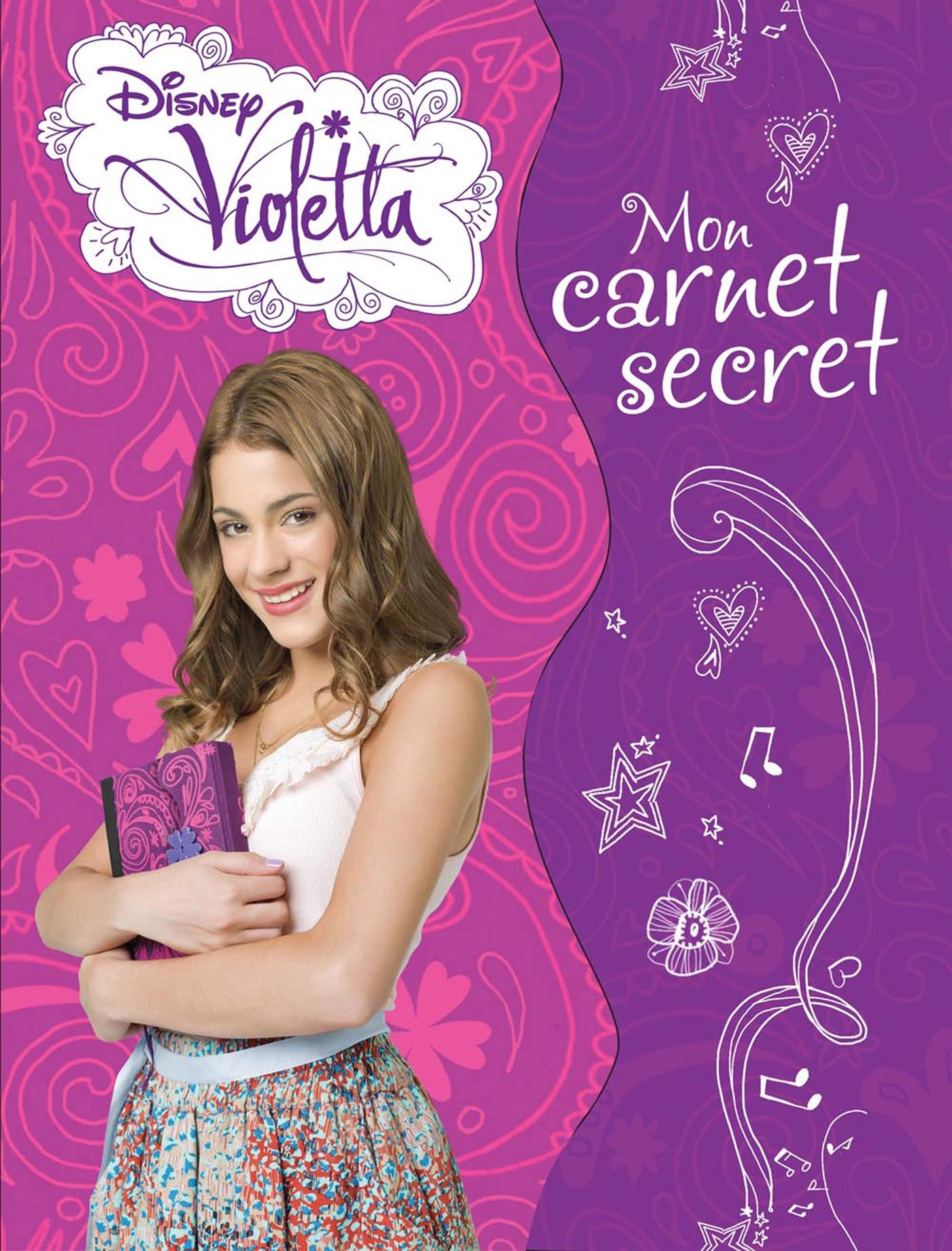 Carnet secret Violetta avec patte aimantée: Mon carnet secret Books