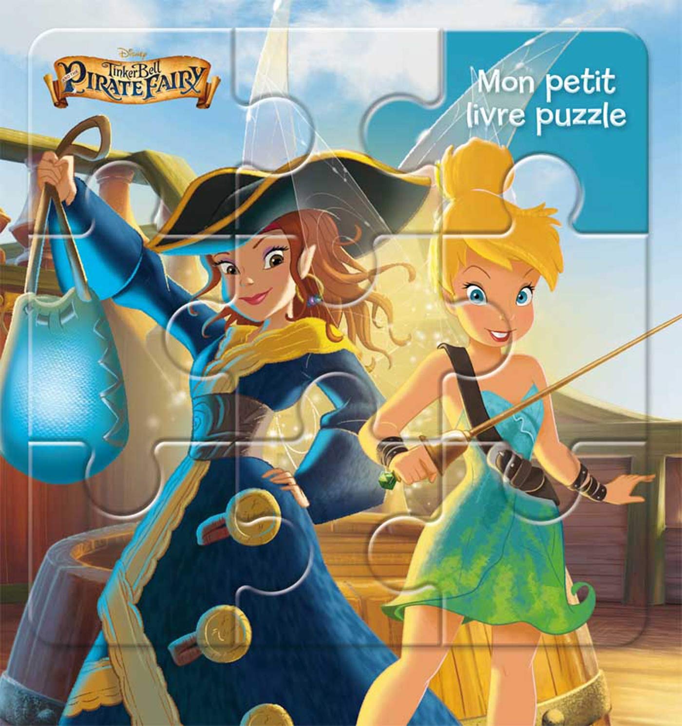 Mon petit livre puzzle Clochette et la Fée pirate Books