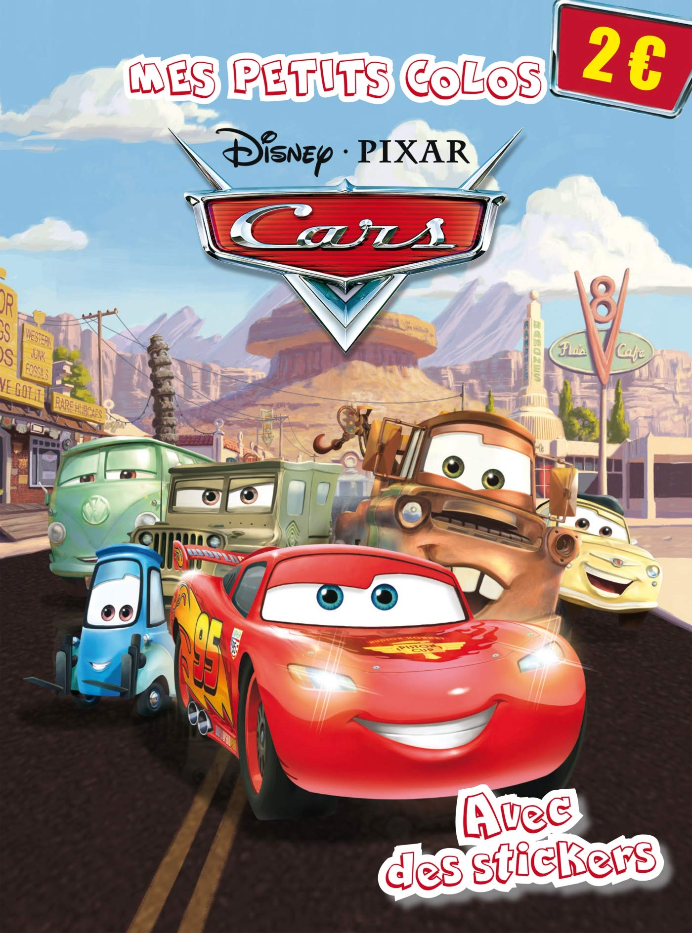 Cars, MES PETITS COLOS AVEC STICKERS book
