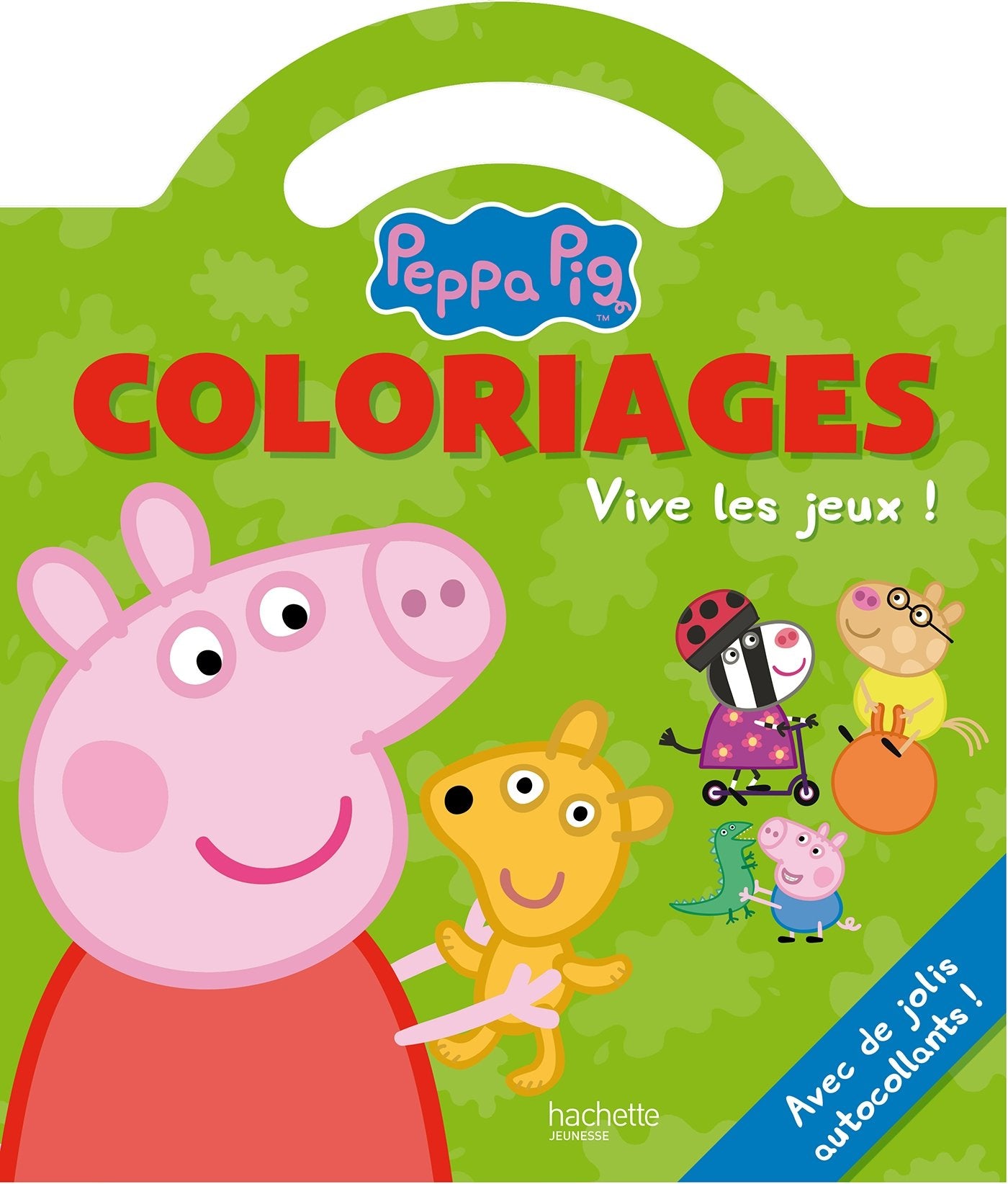 Coloriages Peppa Pig: Vive les jeux ! Avec de jolis autocollants ! book