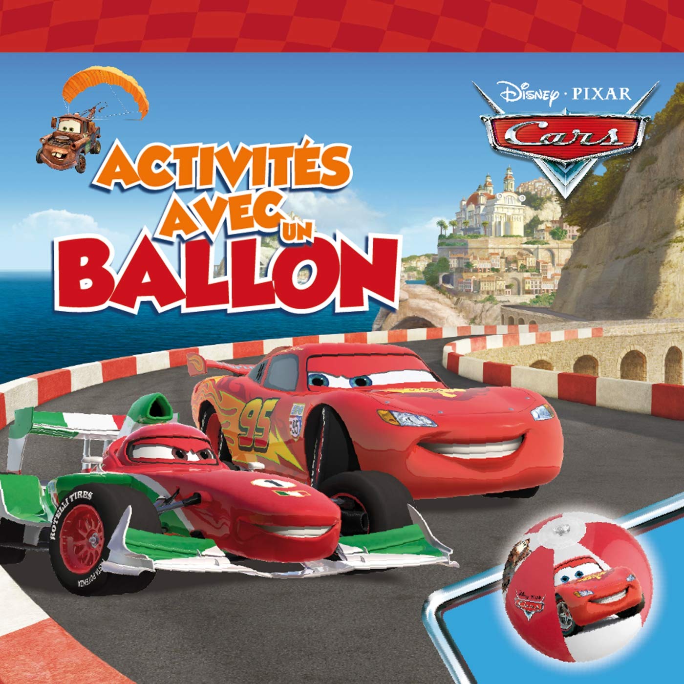 Cars, activités avec un ballon book