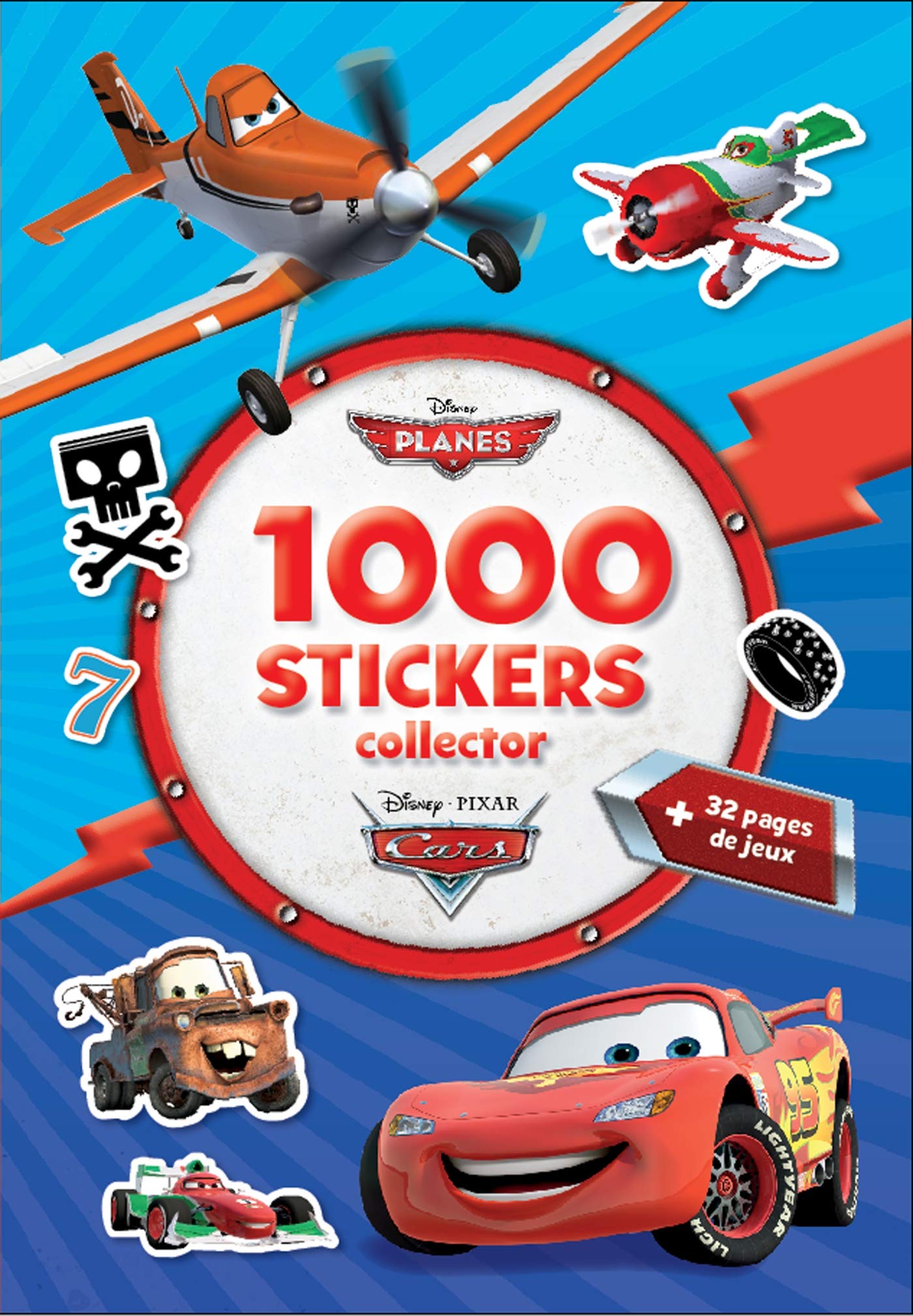 1000 stickers collector Planes et Cars Books