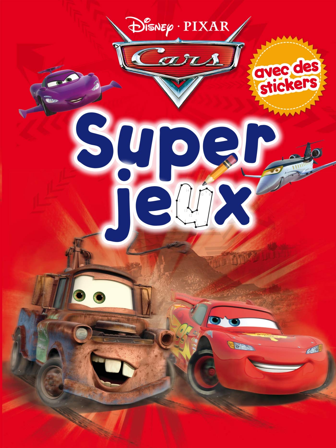 Super Jeux Cars: Avec des stickers Books
