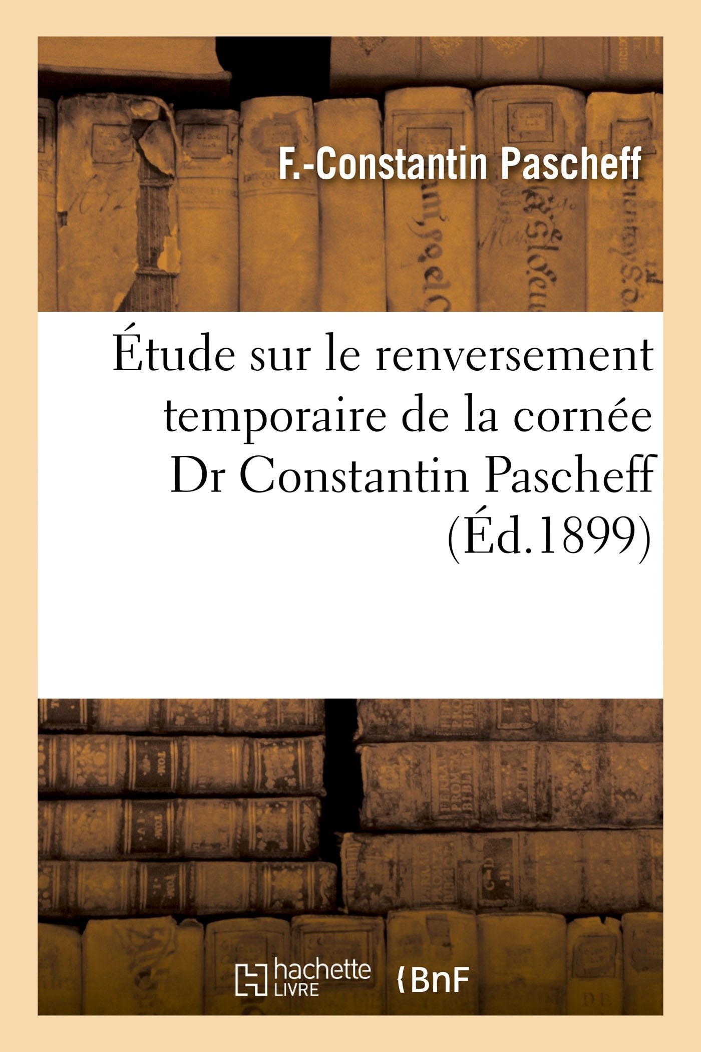 Étude sur le renversement temporaire de la cornée book