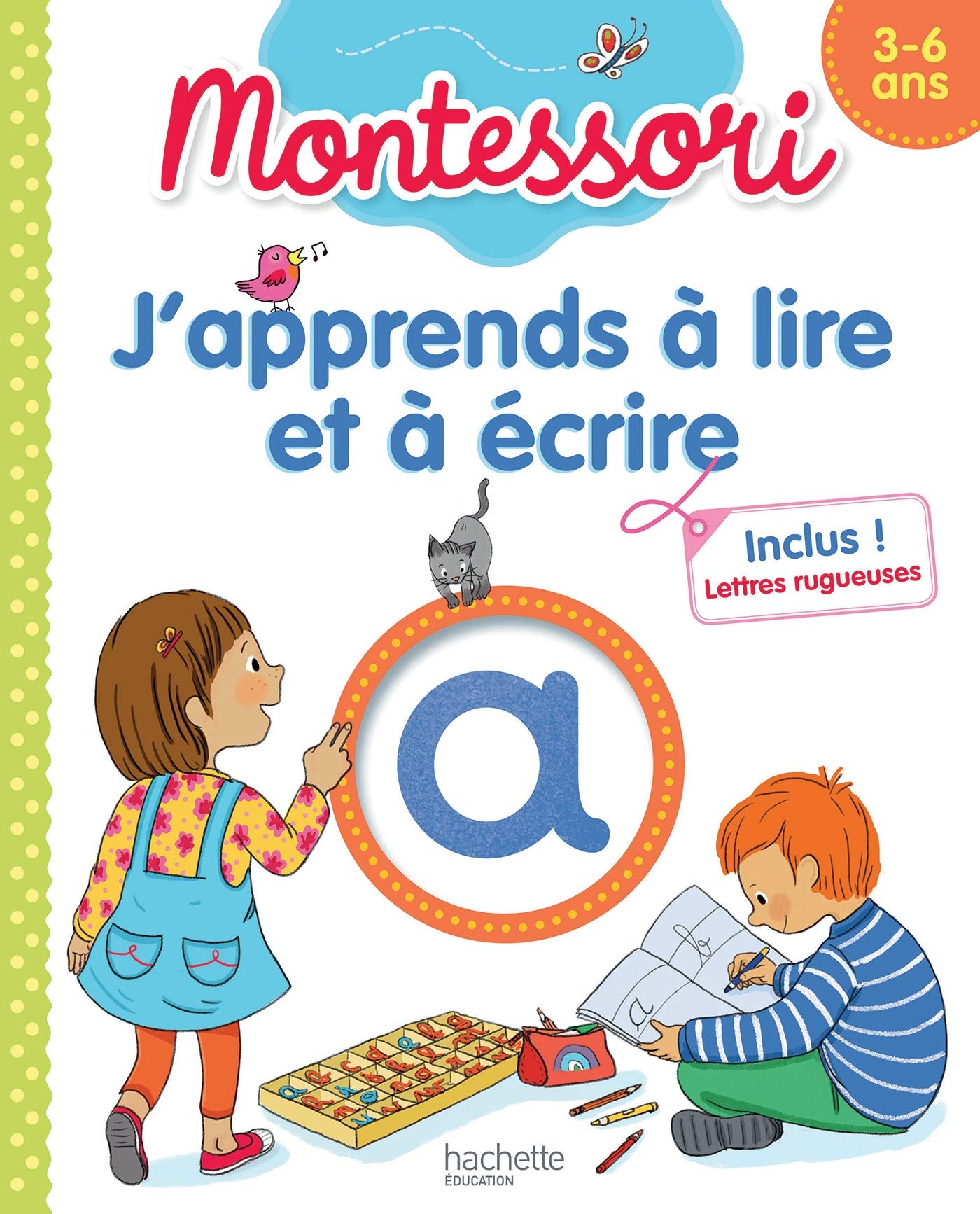 J'apprends à lire et à écrire Montessori (3-6 ans): Avec des lettres rugueuses Non-fiction