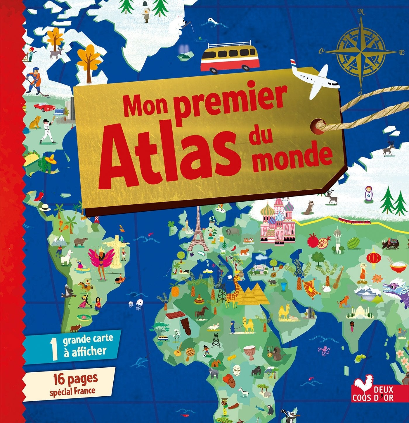 Mon premier Atlas du monde - avec poster: Avec un planisphère à afficher Children's books